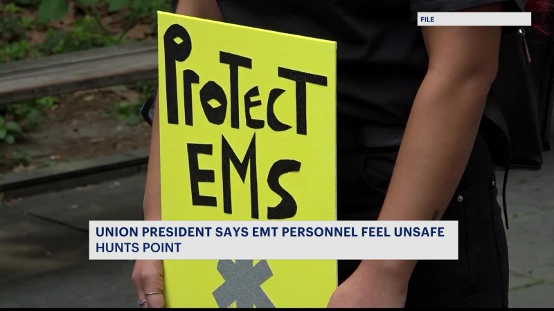 Story image: EMT union president says many city EMS members are resigning due to safety concerns