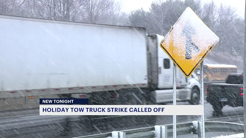 Story image: Connecticut tow truck drivers call off potentially crippling holiday strike