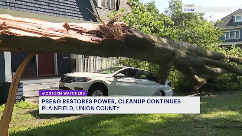 Story image: City of Plainfield cleans up days after deadly storm, all PSE&G customers restored