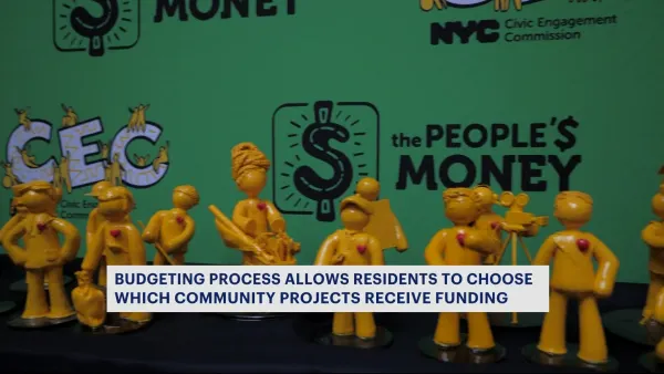 NYC Civic Engagement Commission using sculptures to get New Yorkers to vote on funding 