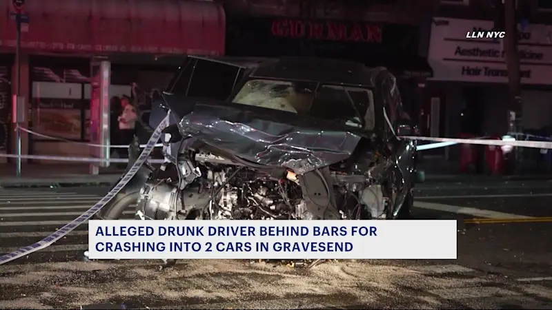 Story image: 24-year-old man charged in police-involved car crash in Gravesend