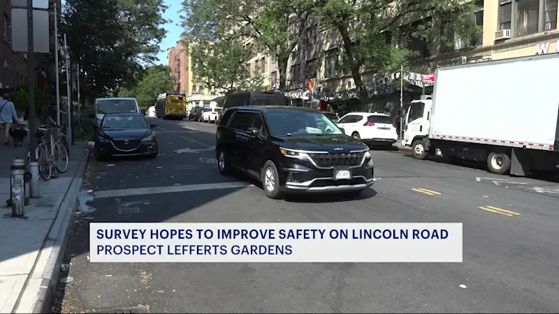 Story image: 'It's just total chaos here.' Survey looks to improve safety on block of Lincoln Road