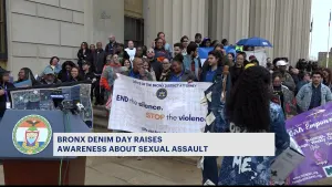 Denim takes over Bronx Borough Hall for day dedicated to raising sexual assault awareness