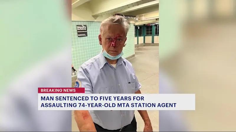 Story image: Man sentenced to 5 years in 2023 attack of Bronx MTA worker