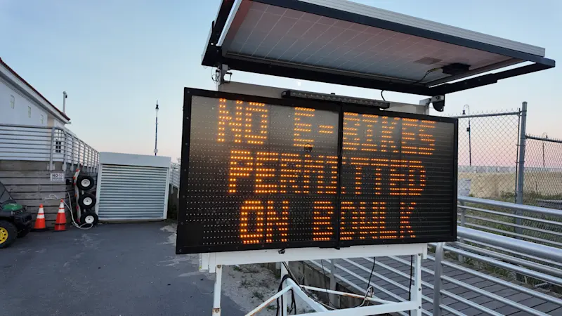 Story image: Electric bikes, scooters now banned from the Long Beach boardwalk and city sidewalks