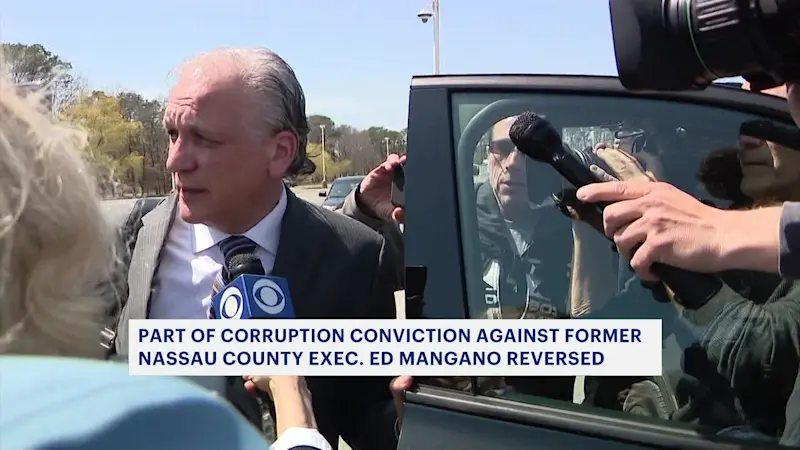 Story image: Appeals court reverses part of former Nassau Executive Mangano's convictions in corruption case