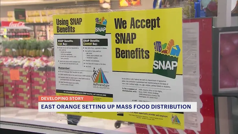 Story image: East Orange to create food voucher program to help families losing SNAP