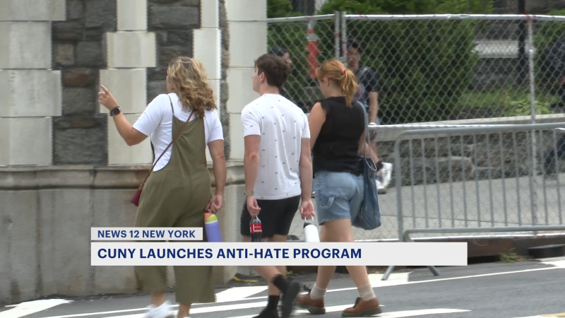 Story image: Students launch Our CUNY campaign aimed at combating hate