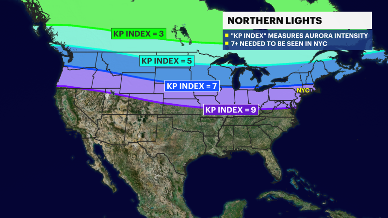 Story image: Look up! Northern lights may be visible around the tri-state tonight