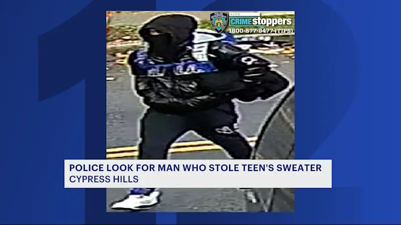Story image: Man sought for robbing teen boy in Cypress Hills