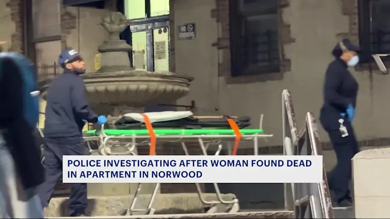 Story image: Woman found dead in Norwood apartment during wellness check