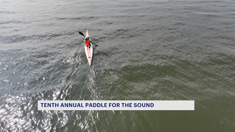 Story image: Paddle for the Sound event brings efforts to protect New York’s Long Island Sound