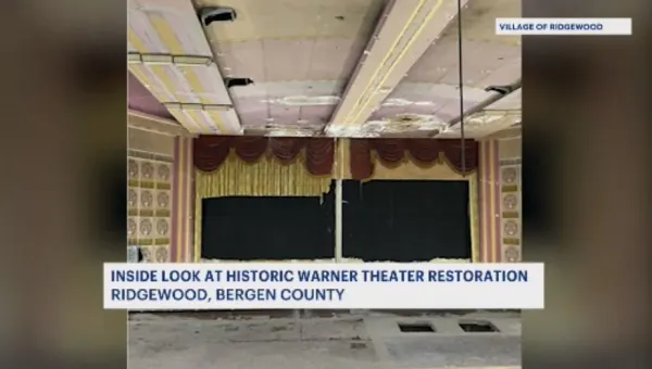 Ridgewood mayor shares photos showcasing renovation of former Warner Theater