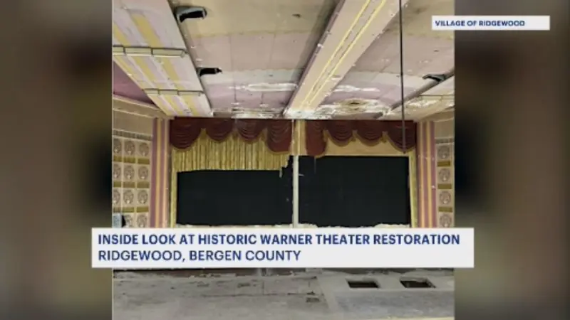 Story image: Ridgewood mayor shares photos showcasing renovation of former Warner Theater