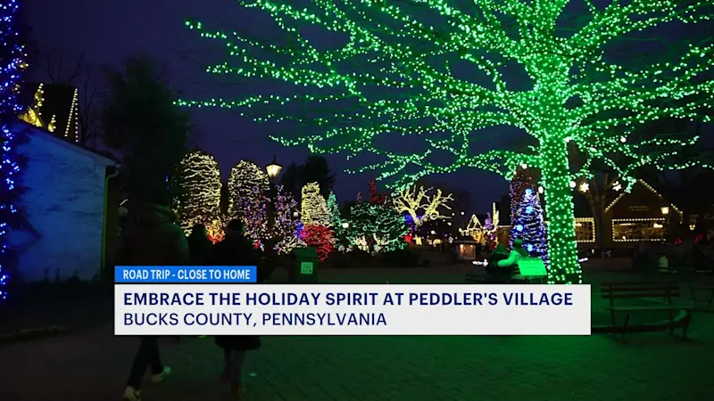 Story image: Road Trip Close to Home: Peddler's Village offers lights, contests and festive cheer