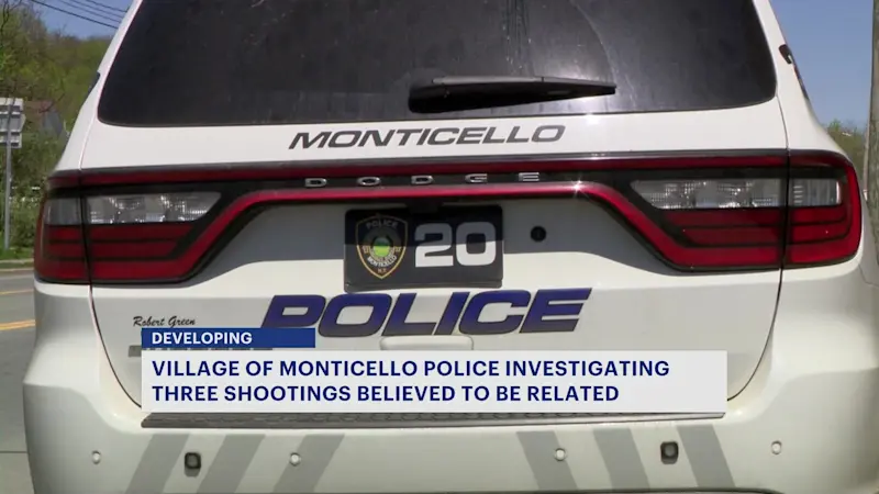 Story image: 3 shootings in Monticello and Forestburgh hours apart, teen girl wounded