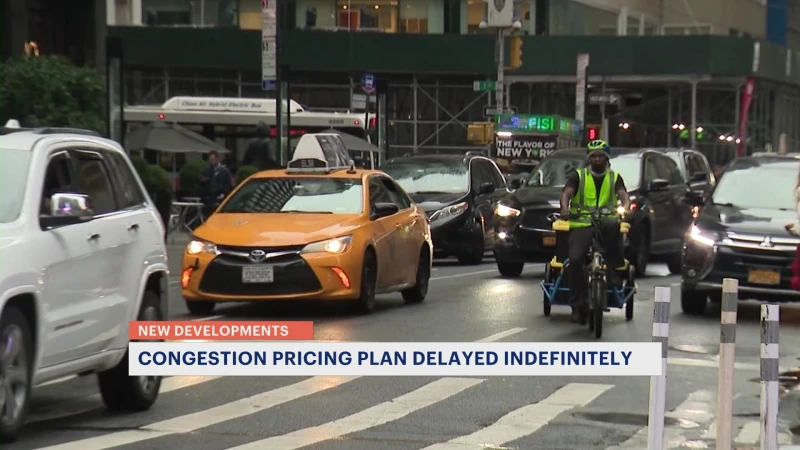 Story image: Lawmakers: Congestion pricing pause will save New Jersey commuters upwards of $15 a day