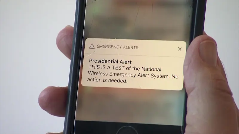 Story image: NYC conducts test of emergency alert system
