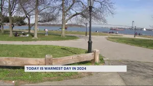 New Yorkers heading to local parks, green spaces to enjoy summer-like weather 