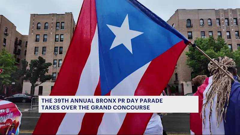 Story image: 39th annual Bronx Puerto Rican Day Parade takes over the Grand Concourse