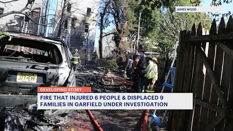 Story image: Officials: Fire that displaced nearly 30 in Garfield does not appear suspicious