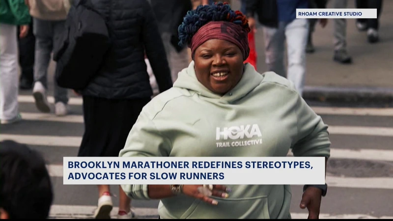 Story image: Brooklyn runner defies stereotypes, inspires community of 'Back of the Pack' athletes