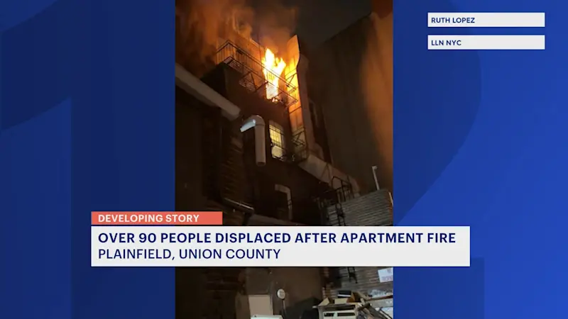 Story image: 2 dead, 90+ tenants displaced by Plainfield apartment fire