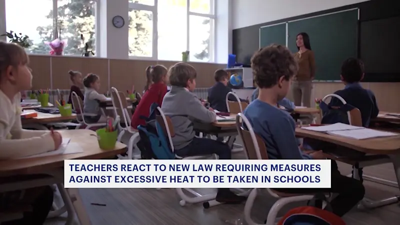 Story image: Yonkers educators, parents celebrate signing of maximum temperature in classrooms law