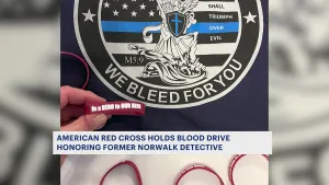 Blood drive held for retired Norwalk police detective batting blood cancer 
