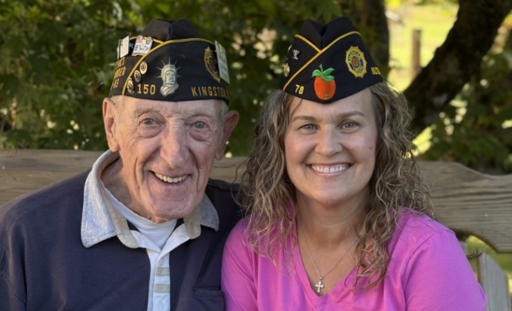 Story image: 2 veterans, longtime pen pals meet for 1st time in Ulster County ahead of Honor Flight