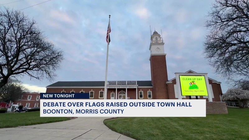 Story image: Boonton divided about what types of flags should be able to be flown outside Town Hall