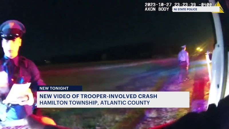 Story image: State police release video showing 2023 crash that injured trooper