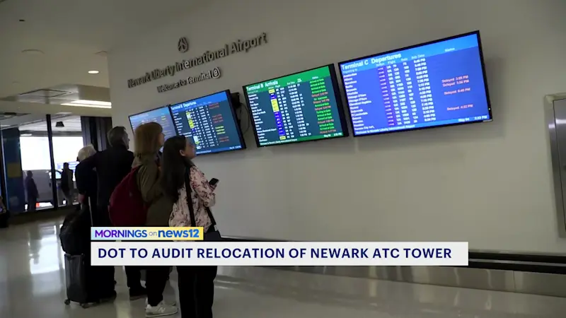 Story image: Newark Liberty Int'l Airport delays prompt federal audit after FAA facility move