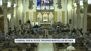 Funeral services held for Burlington County trooper who died during training