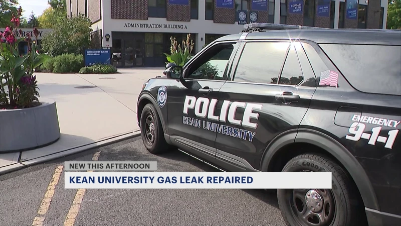 Story image: Gas leak secured at Kean University 