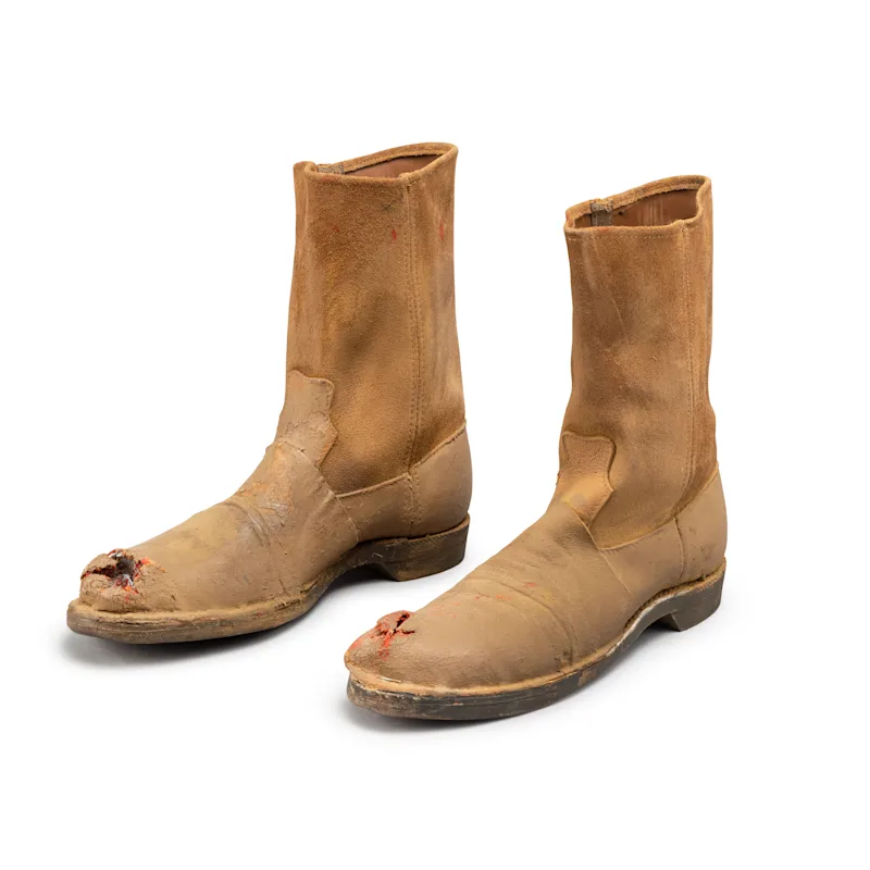 Boots from the shootout scene of Butch Cassidy and The Sundance Kid ($1,000–1,500).jpg