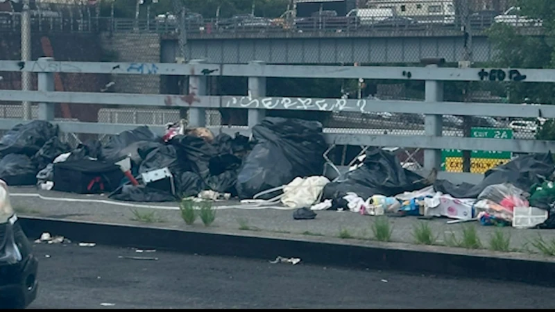 Story image: Mount Eden residents say area near Cross Bronx is hotspot for illegal garbage dumping