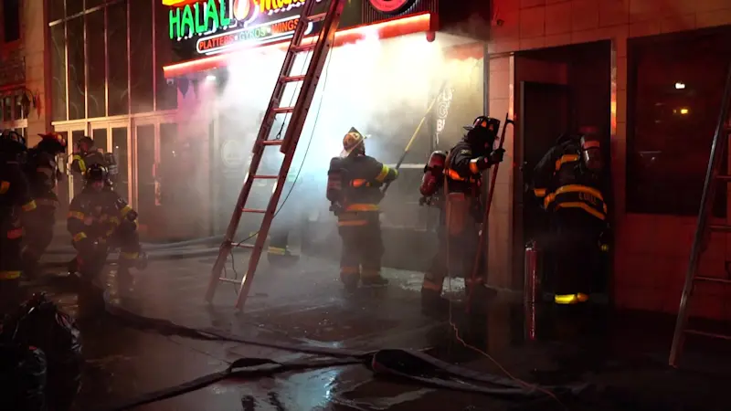 Story image: 'There's nothing left after this': Multiple businesses destroyed in Hicksville fire