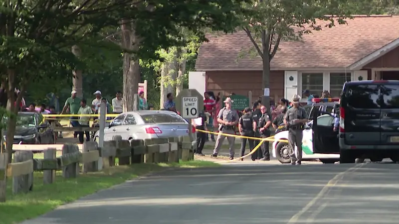 Story image: Police: 2-year-old dies after being struck by vehicle at Belmont Lake State Park