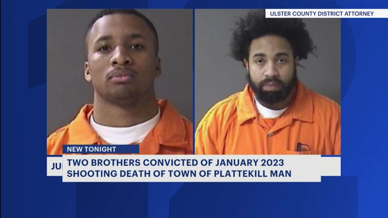 Story image: 2 Ulster County brothers convicted of murdering father of 2