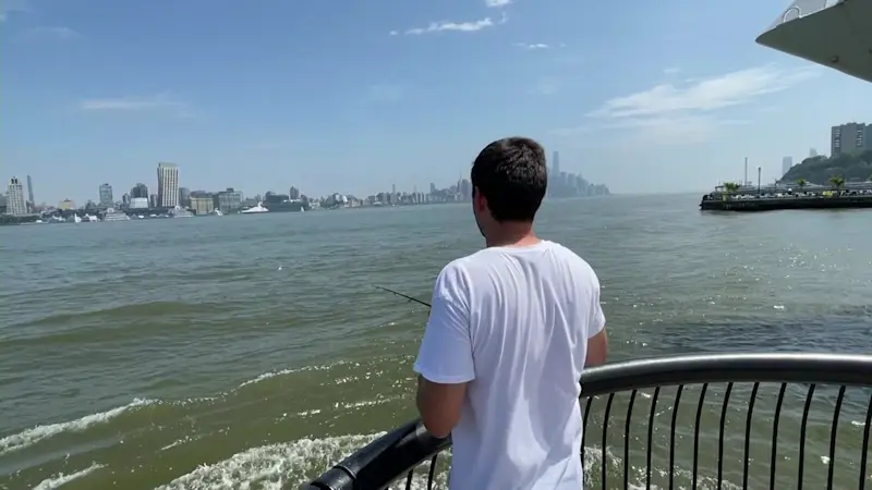 Story image: Sportfishing in the Hudson? Hoboken resident offers guided trips off city pier