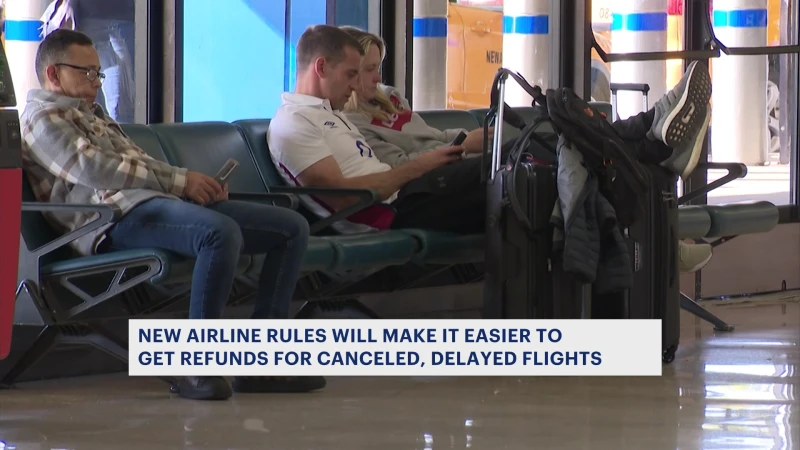 Story image: Airlines now required to give automatic cash refunds for canceled, delayed flights