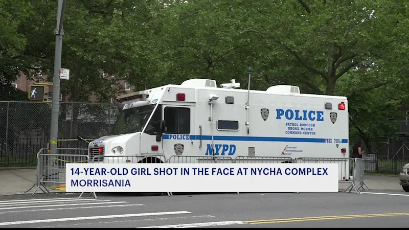 Story image: NYPD: 14-year-old girl shot in the face in Morrisania; no arrests