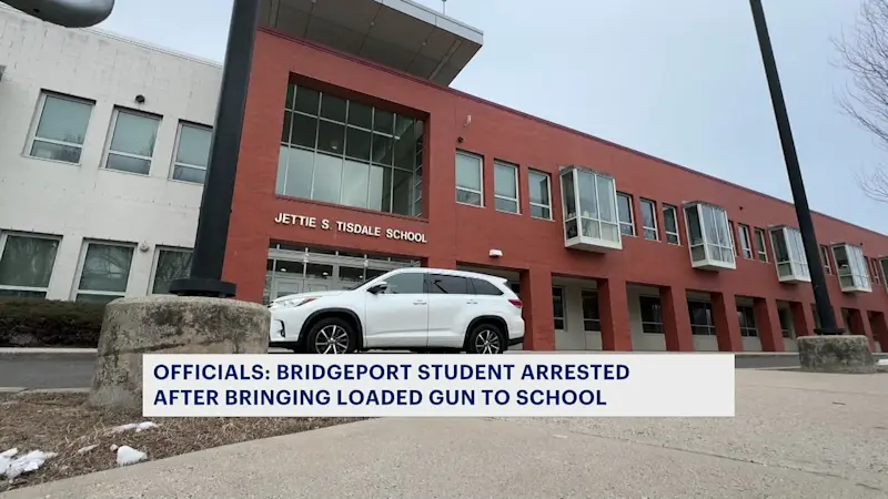 Story image: Police: Bridgeport student arrested for allegedly bringing loaded gun to school