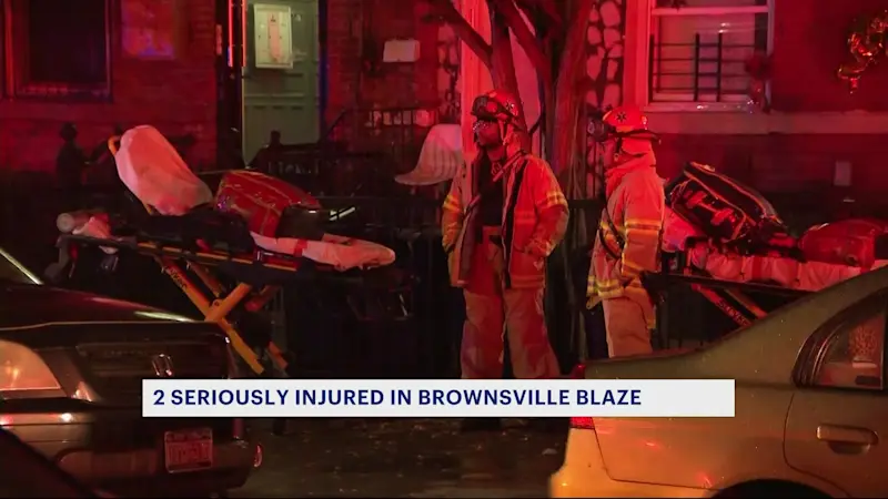 Story image: 2 people hospitalized with serious injuries following Brownsville fire 