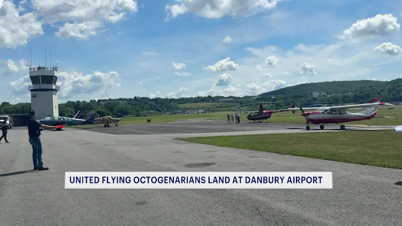 Story image: United Flying Octogenarians land at Danbury Airport