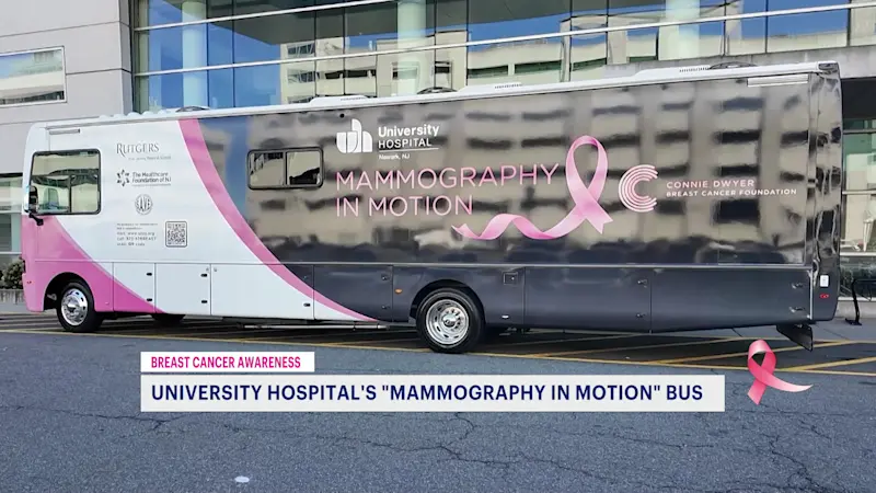 Story image: Local hospital's 'Mammography in Motion' bus brings breast cancer screenings to underserved women 