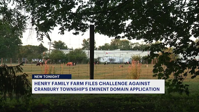 Story image: Cranbury family fighting to keep 175-year-old farm files challenges against township's eminent domain application