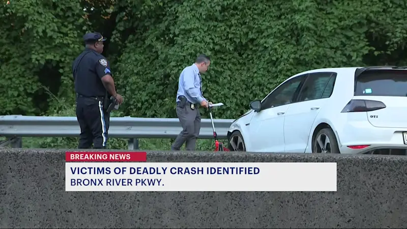 Story image: Man arrested in connection to fatal Bronx River Parkway moped and car crash; victims identified
