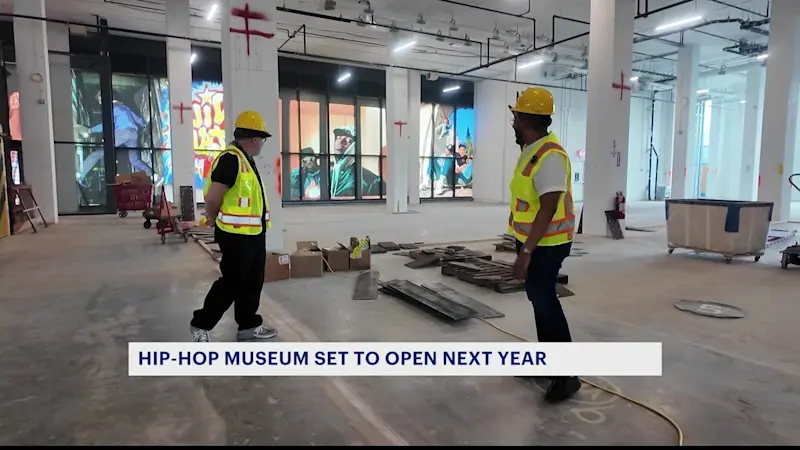 Story image: Hip Hop Museum under construction, set to open next year